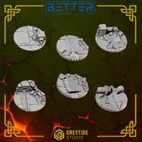 Base Toppers - Anvil Wardens for sci-fi wargaming