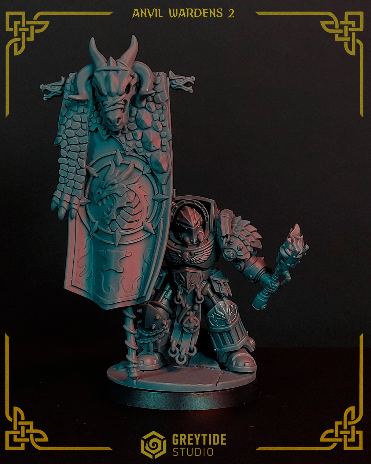 Big Hands - Anvil Wardens Conversion parts for sci-fi wargaming miniatures