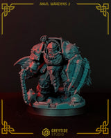 Gorgets - Anvil Wardens Conversion parts for sci-fi wargaming miniatures