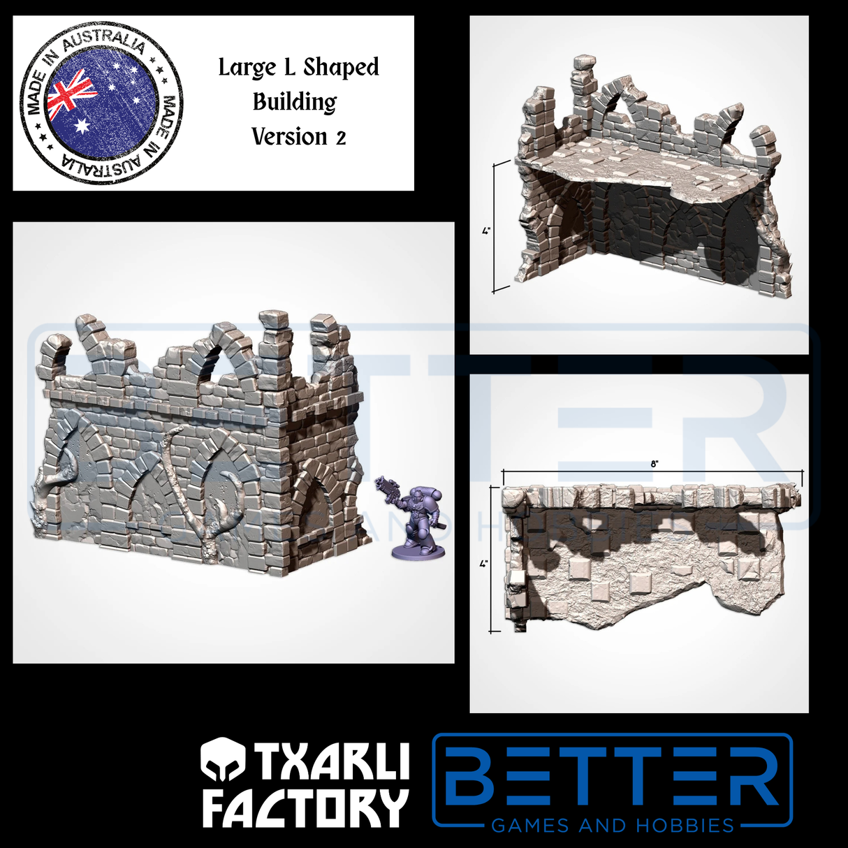 Abandoned Ruins - G-W compatible competitive tabletop terrain