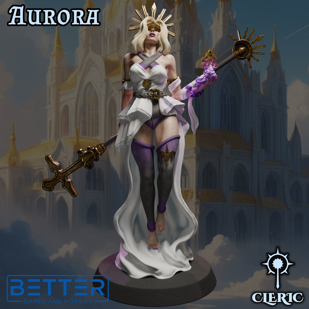 Aurora the Cleric, Ladies of the Dark Age, NSFW, 32 and 75mm