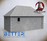 Overlord 1944, Farmhouse & Barn - 32, 28, 15 and 10mm Scale, for Fantasy, Historical terrain RPG