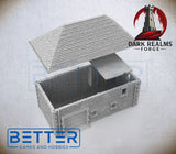 Overlord 1944, Farmhouse & Barn - 32, 28, 15 and 10mm Scale, for Fantasy, Historical terrain RPG