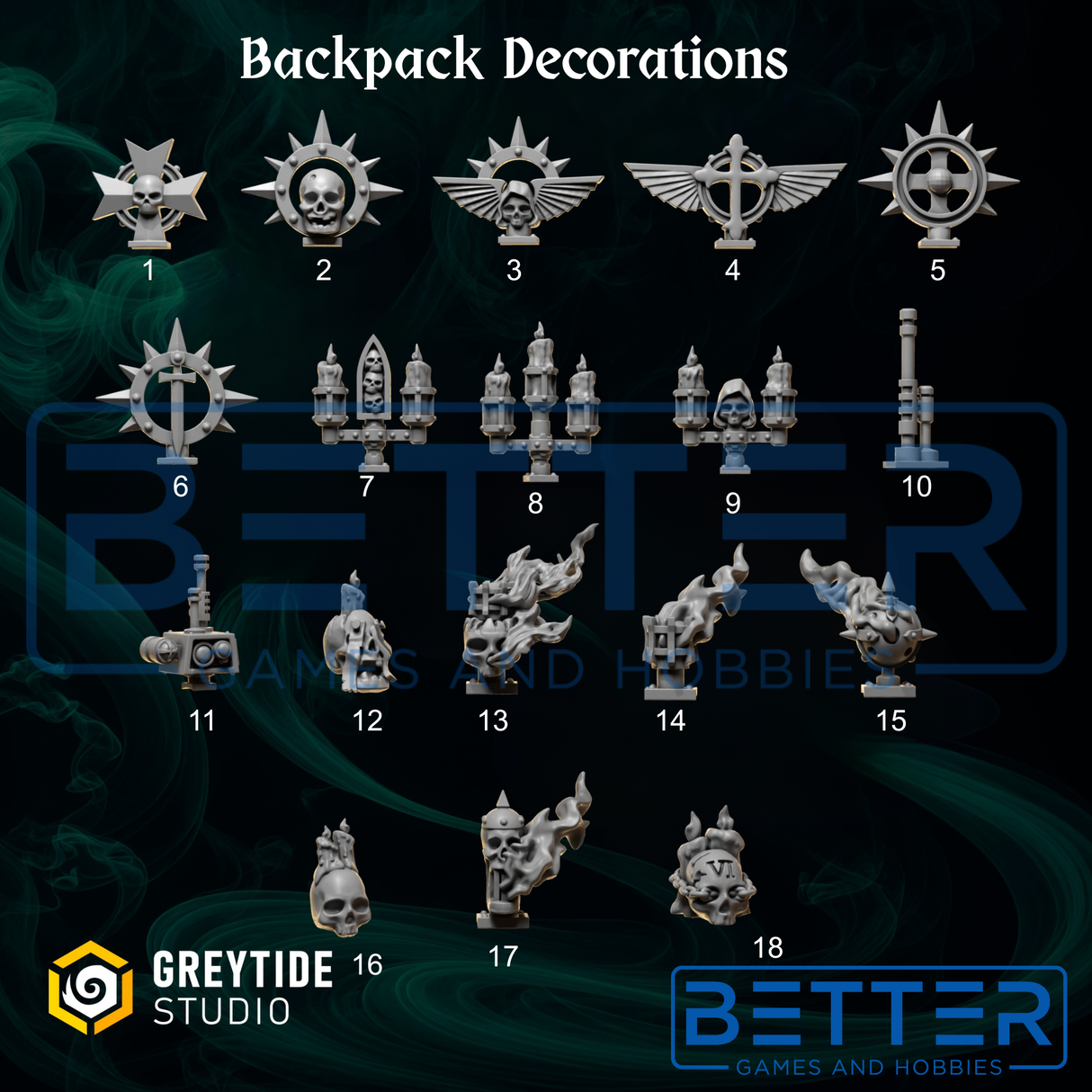 Backpack Decorations - Eternal Pilgrims for 2nd Born Marines