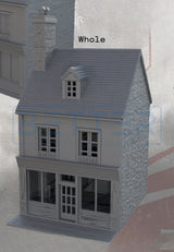 Overlord 1944, Building 1 - 32, 28, 15 and 10mm Scale, for Fantasy, Historical terrain RPG