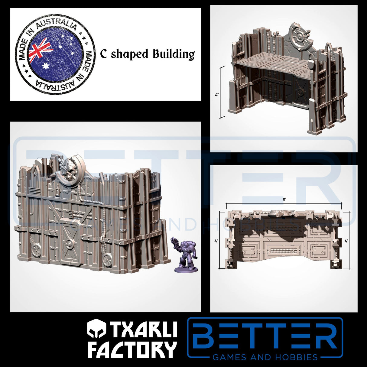 Industrial Ruins - G-W compatible competitive tabletop terrain