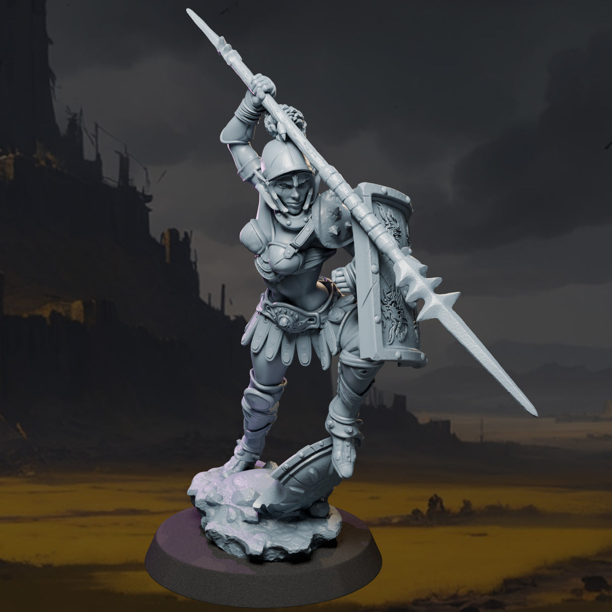 Cassia, the Gladiator, Ladies of the Dark Age, 32 and 75mm