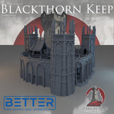 Blackthorn Keep, Combat Arena - 28, 15 and 10mm Scale for Fantasy, Dark Elven terrain RPG