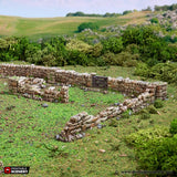 Low Wall set - (28, 15, or 10mm scale) - King and Country