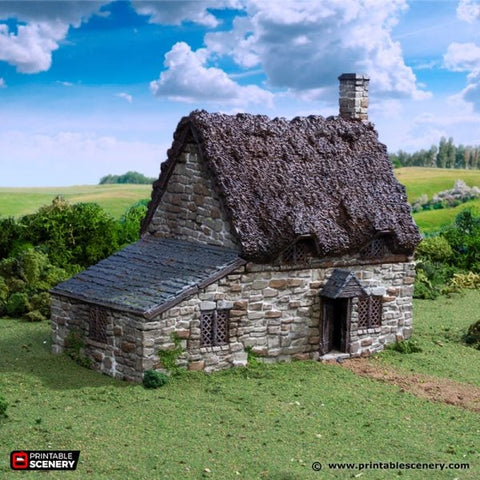 Crow Cottage - (28, 15, 10mm scale) - King and Country