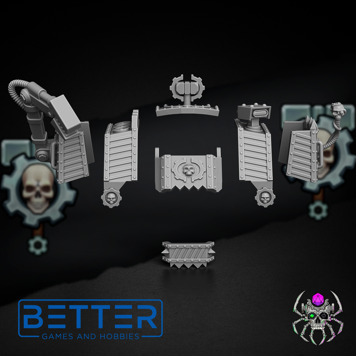 Ancient Dread Armour. Metal warriors - Conversion parts for sci-fi wargaming