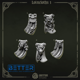 Loincloths - Eternal Pilgrims Conversion parts for sci-fi wargaming miniatures