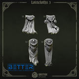 Loincloths - Eternal Pilgrims Conversion parts for sci-fi wargaming miniatures