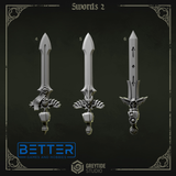 Swords - Eternal Pilgrim Conversion parts for sci-fi wargaming miniatures