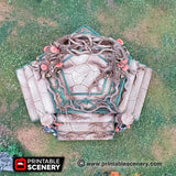 Elven Portal - (28, 15 or 10mm scale) - Wood Elven