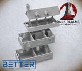 Overlord 1944, Building 2 - 32, 28, 15 and 10mm Scale, for Fantasy, Historical terrain RPG