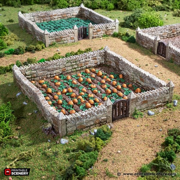 Farm Fields - (28, 15, or 10mm scale) - King and Country