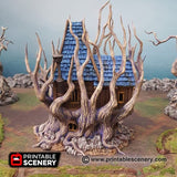 Feywild Cabin - (32,28 or 15mm scale) - Shadowfey Wilds