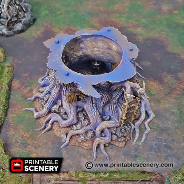 Feywild Cottage - (32,28 or 15mm scale) - Shadowfey Wilds