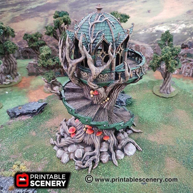 Gloomwood Eyrie - (28, 15 or 10mm scale) - Wood Elven