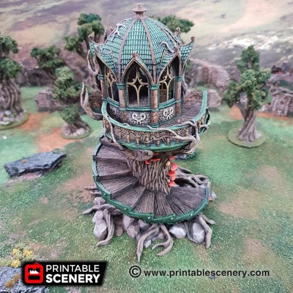 Gloomwood Eyrie - (28, 15 or 10mm scale) - Wood Elven
