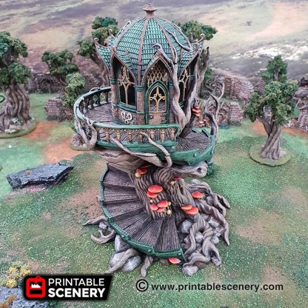 Gloomwood Eyrie - (28, 15 or 10mm scale) - Wood Elven