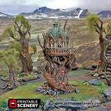 Gloomwood Treehouse - (28, 15 or 10mm scale) - Wood Elven