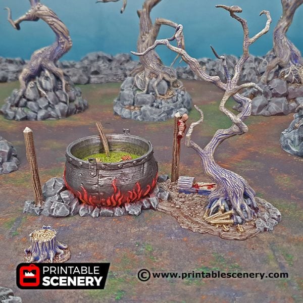 Hag's Cauldron - (32,28 or 15mm scale) - Shadowfey Wilds
