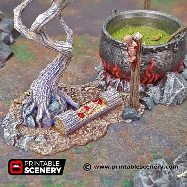 Hag's Cauldron - (32,28 or 15mm scale) - Shadowfey Wilds