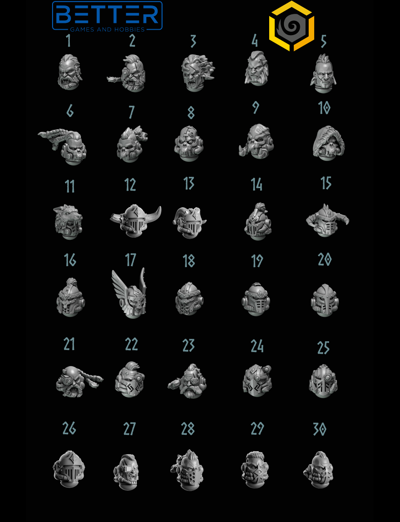 Heads - Primal Hounds for 2nd Born marines