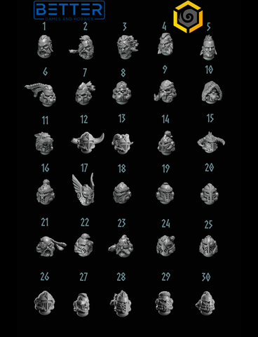 Heads - Primal Hounds for 2nd Born marines