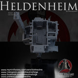 Heldenheim - Building 1. 32, 28, 15 & 10mm scale for Fantasy terrain, RPG