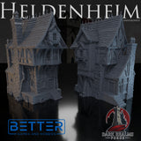 Heldenheim - Building 2. 32, 28, 15 & 10mm scale for Fantasy terrain, RPG