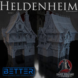 Heldenheim - Building 4. 32, 28, 15 & 10mm scale for Fantasy terrain, RPG