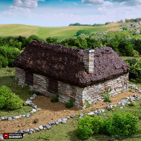 Highland Stone Barn - (28, 15, or 10mm scale) - King and Country