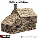 Holyhock Cottage - (28, 15, or 10mm scale) - King and Country