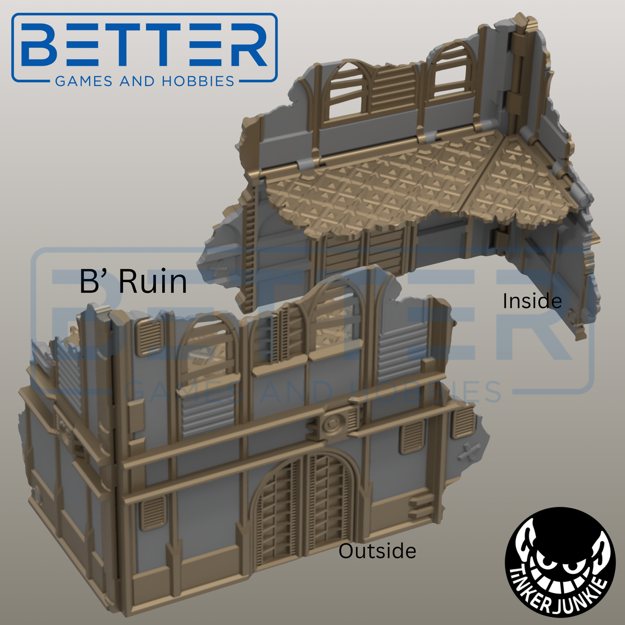 Imperial Gothic - Foldable, G-W competitive tabletop terrain
