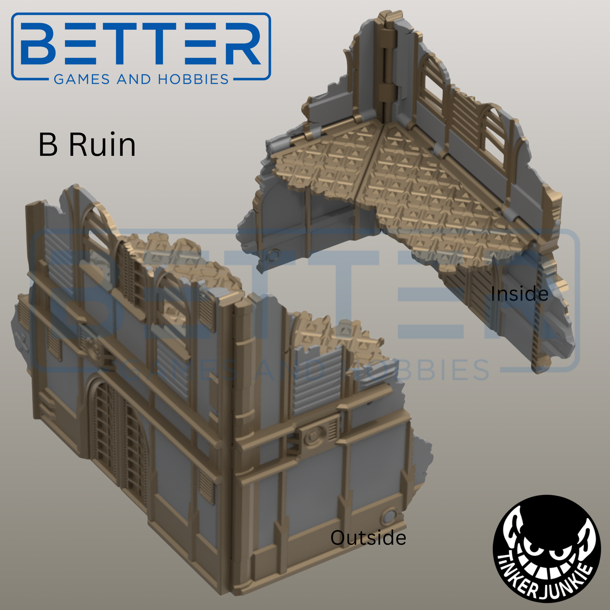 Imperial Gothic - Foldable, G-W competitive tabletop terrain
