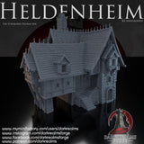 Heldenheim - Pilgrim Inn. 32, 28, 15 & 10mm scale for Fantasy terrain, RPG