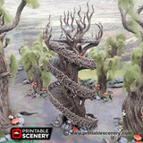 Ithillian Skyport - (28, 15 or 10mm scale) - Wood Elven