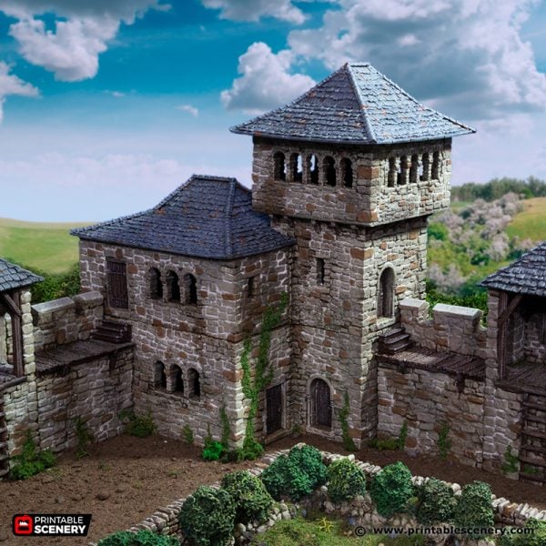 Kings Quarters - (28, 15 or 10mm scale) - King and Country