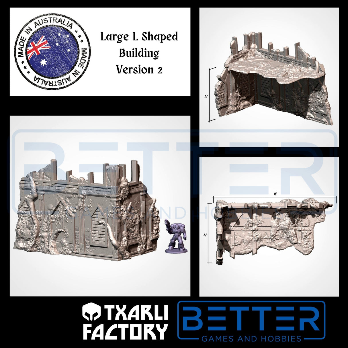 Infected Ruins - G-W compatible competitive tabletop terrain