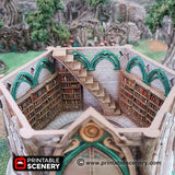 Elven Library - (28, 15 or 10mm scale) - Wood Elven