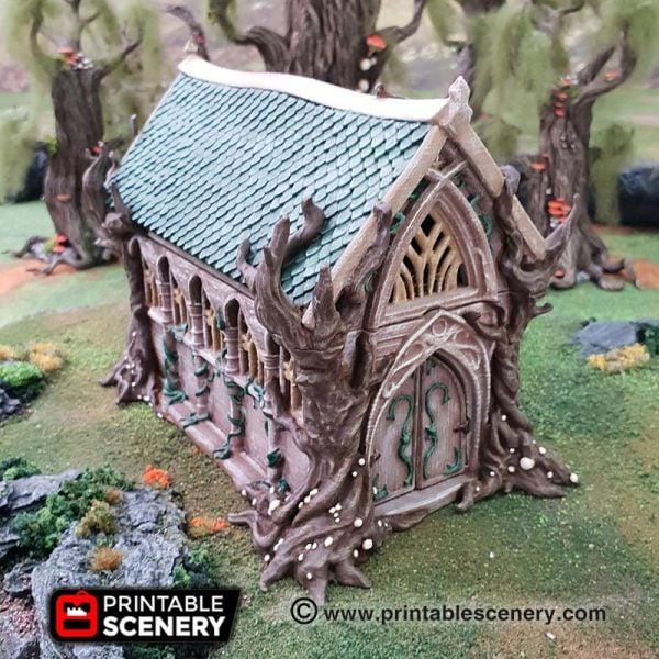 The Living Hall - (28, 15 or 10mm scale) - Wood Elven