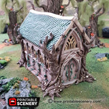The Living Hall - (28, 15 or 10mm scale) - Wood Elven