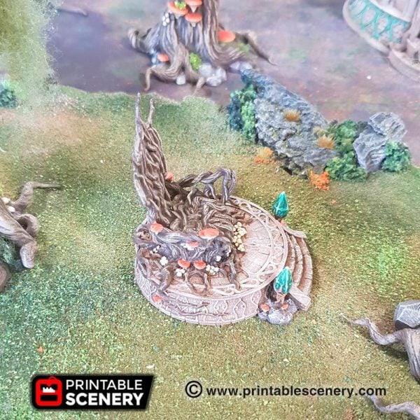 Living Throne - (28, 15 or 10mm scale) - Wood Elven