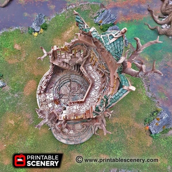 Lost Elven Library - (28, 15 or 10mm scale) - Wood Elven