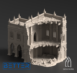 Desolation of Emerita - Imperial Suburb in Ruins. Tabletop terrain for Sci-Fi & Grimdark wargaming