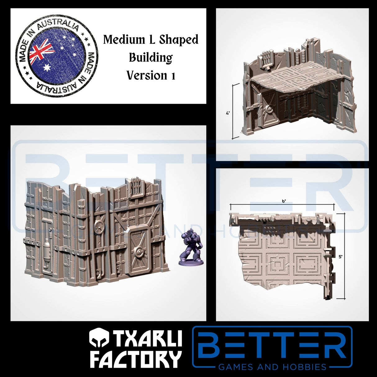 Industrial Ruins - G-W compatible competitive tabletop terrain