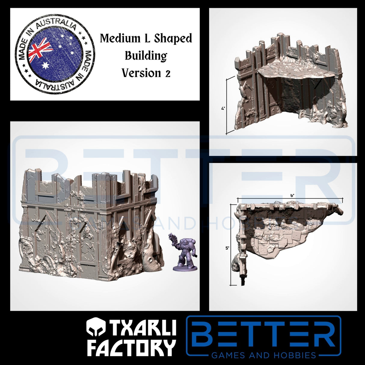 Infected Ruins - G-W compatible competitive tabletop terrain